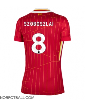 Billige Fotballdrakt Liverpool Dominik Szoboszlai #8 Replika Hjemmedrakt Dame 2024-25 Kortermet